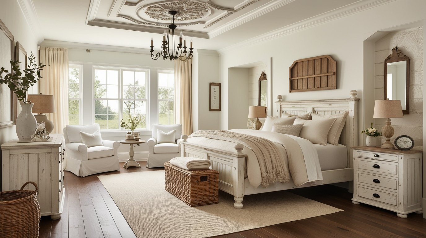 Sandy White Bedroom Set