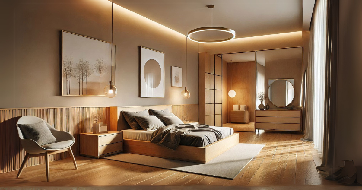 Modern Look Wood-bedroom Set