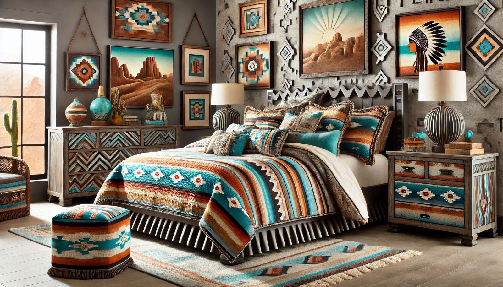 Rustic Western Bedroom set