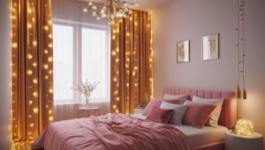 Bedroom Decorating with Fairy lights