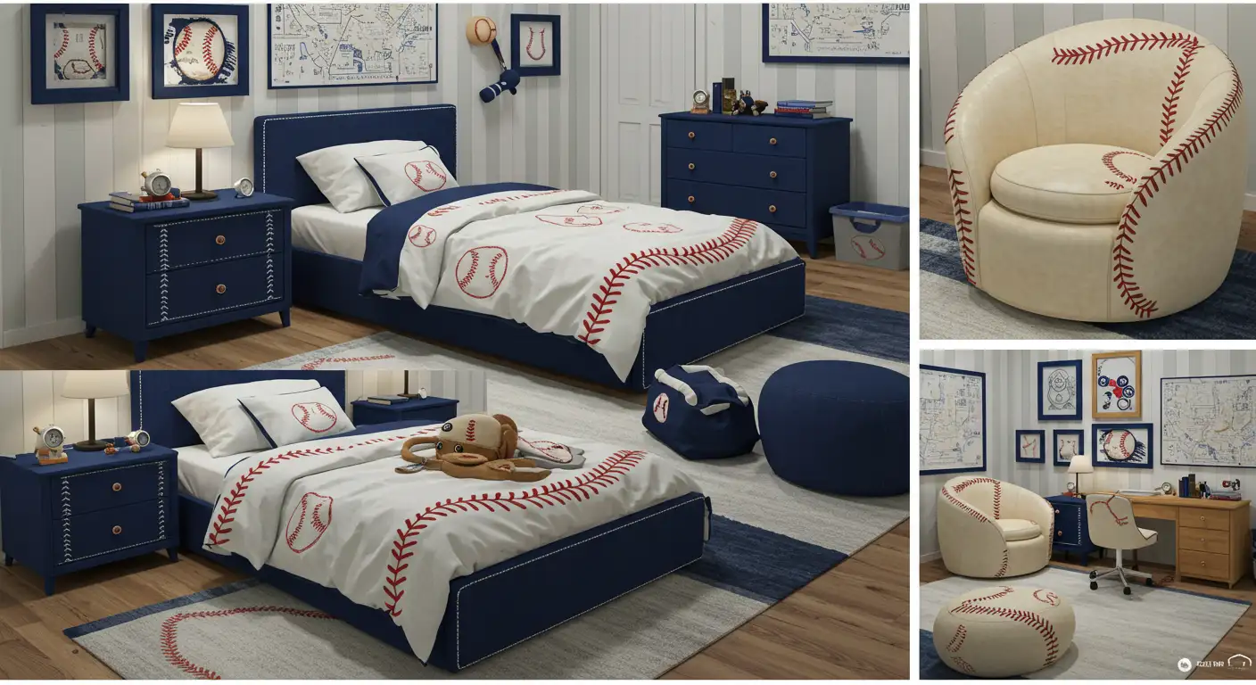 Baseball Dream Bedroom