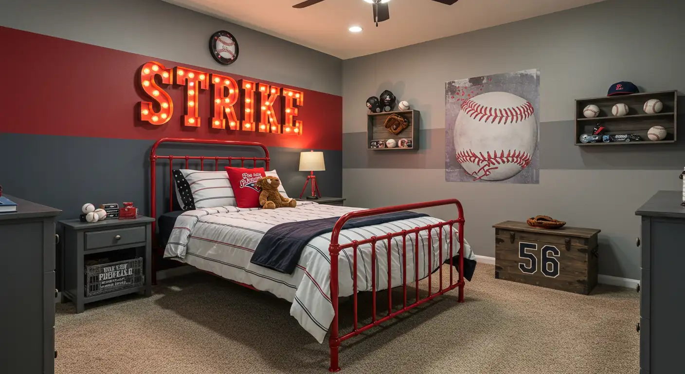 Baseball Dream Bedroom