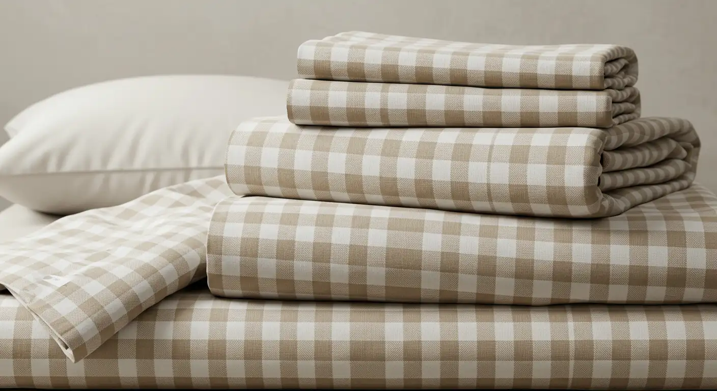 Gingham-Bed-Sheets