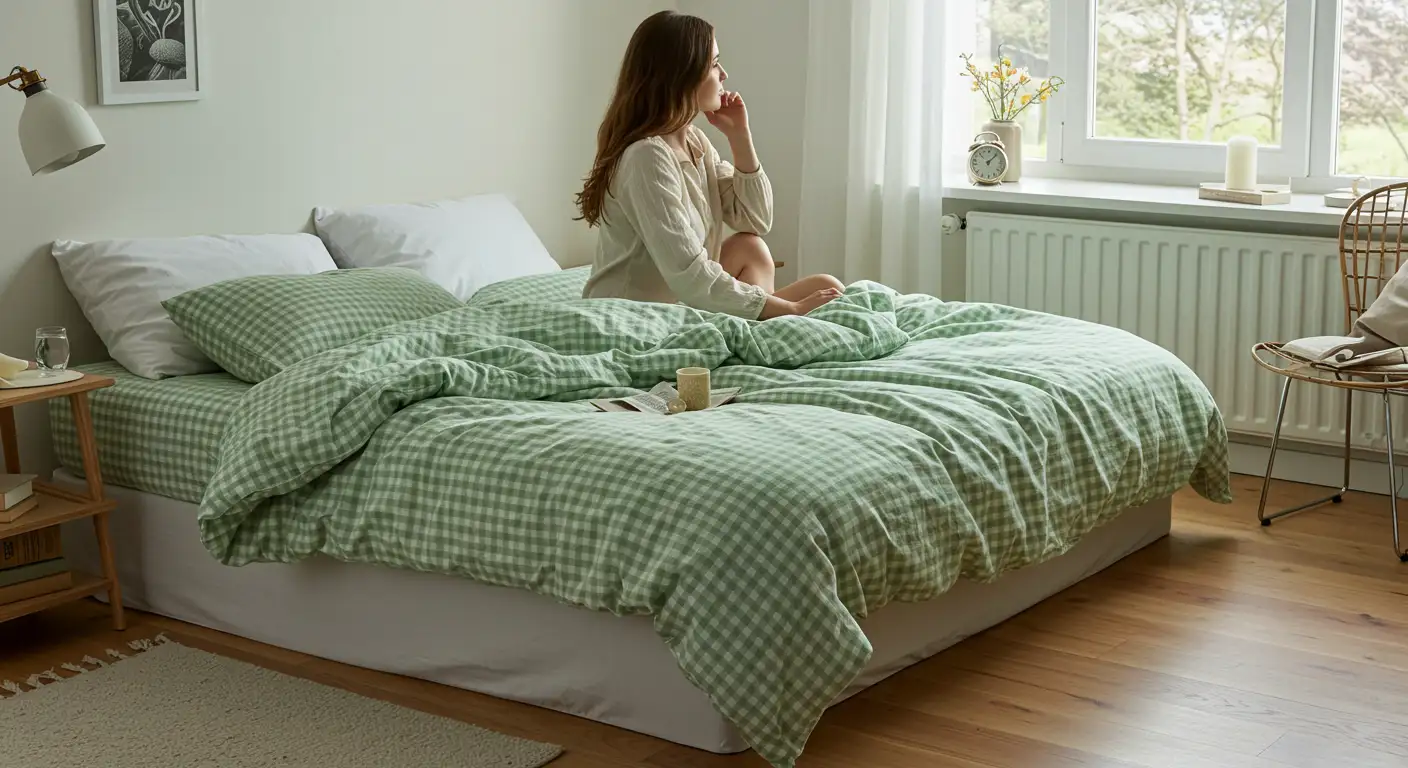 Gingham-Bed-Sheets