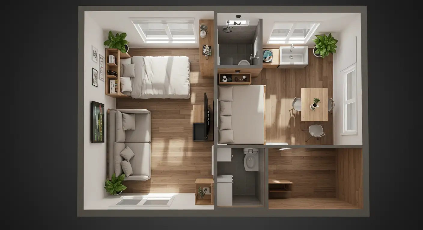 Small One Bedroom Apartment