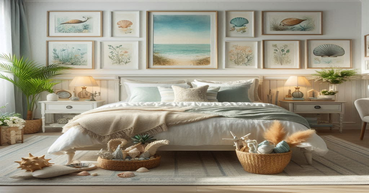 coastal bedroom 