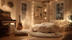 Christmas bedroomm decor