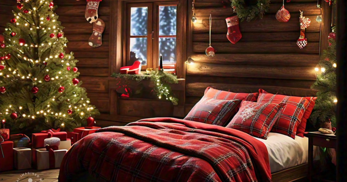 christmas bedroom decor