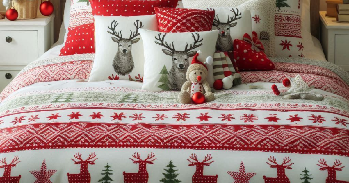 Christmas bedroom decor