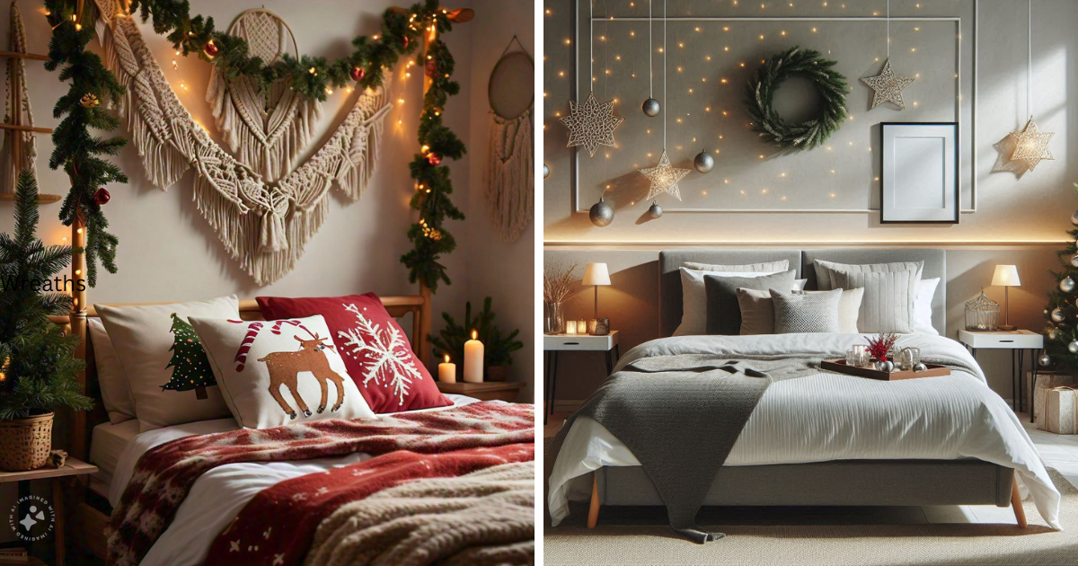 Wreaths and graland-Charistmas decor