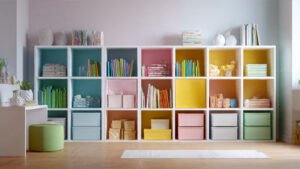 modular bookshelf for girls room