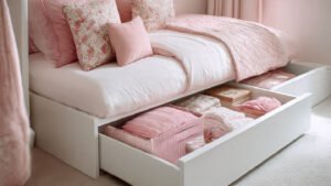 under bed draw for girls bedroom 